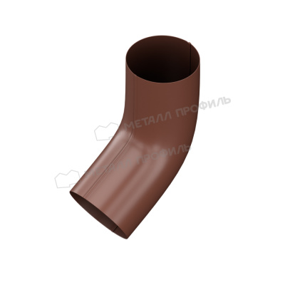 Колено трубы Д100 верхнее (Казань)8017 шоколадно - коричневый 